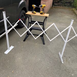 Short Light Duty Freestanding Safety Barrier